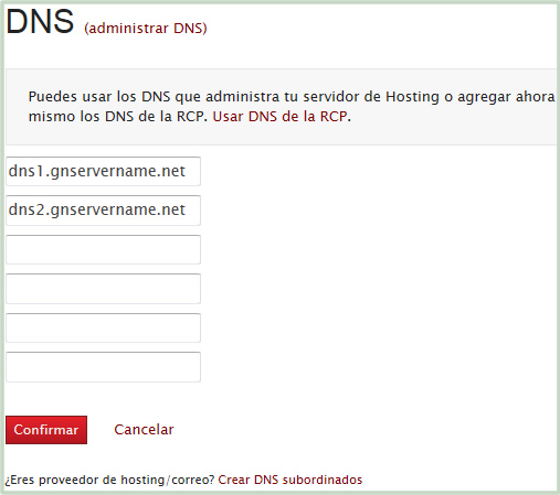 Dns de nic.pe o punto.pe Dns de nic.pe o punto.pe