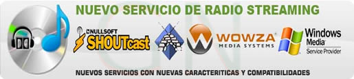Planes de Radio Streaming Shoutcast Icecast